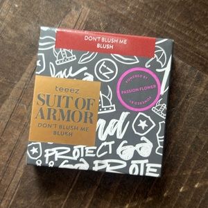 Teeez cosmetics suit of armor don’t blush me